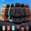 CNWAGNER Funda de asiento de coche de lino de cuero universal de lujo Funda de asiento completo