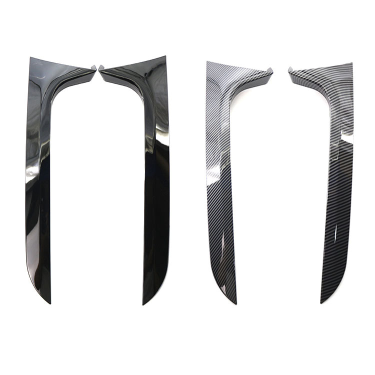 CNWAGNER alerón lateral de coche Runx trasero Allroad negro brillante para Audi A6 C7 fibra de carbono