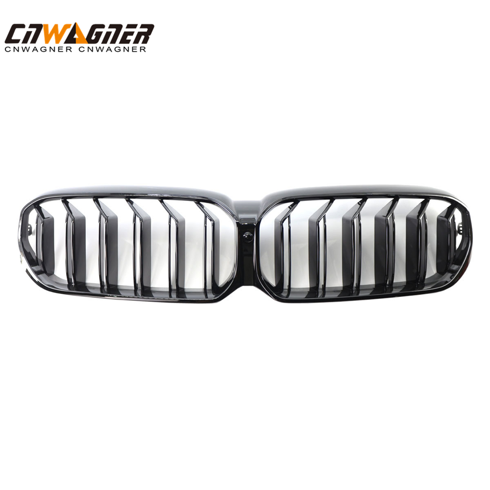 CNWAGNER, parrillas de coche negras brillantes personalizadas, rejilla de malla para parachoques de coche, protector de rejilla frontal de malla para BMW 5 Series G30 G38 20-21