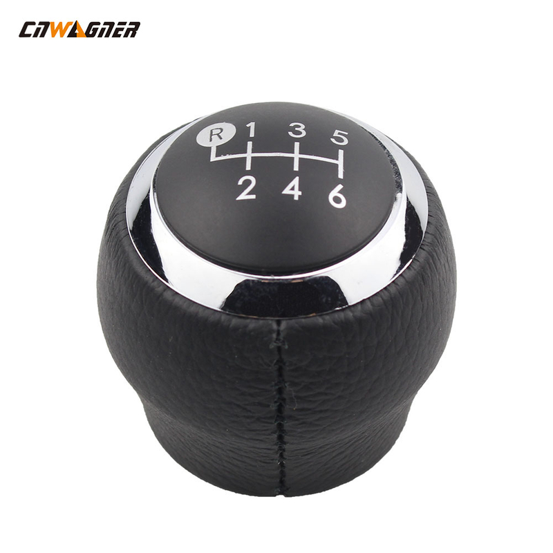 Piezas de automóviles más vendidas 5/6 engranajes Manual Racing Steering Gear Knob para Corolla Silver y Negro