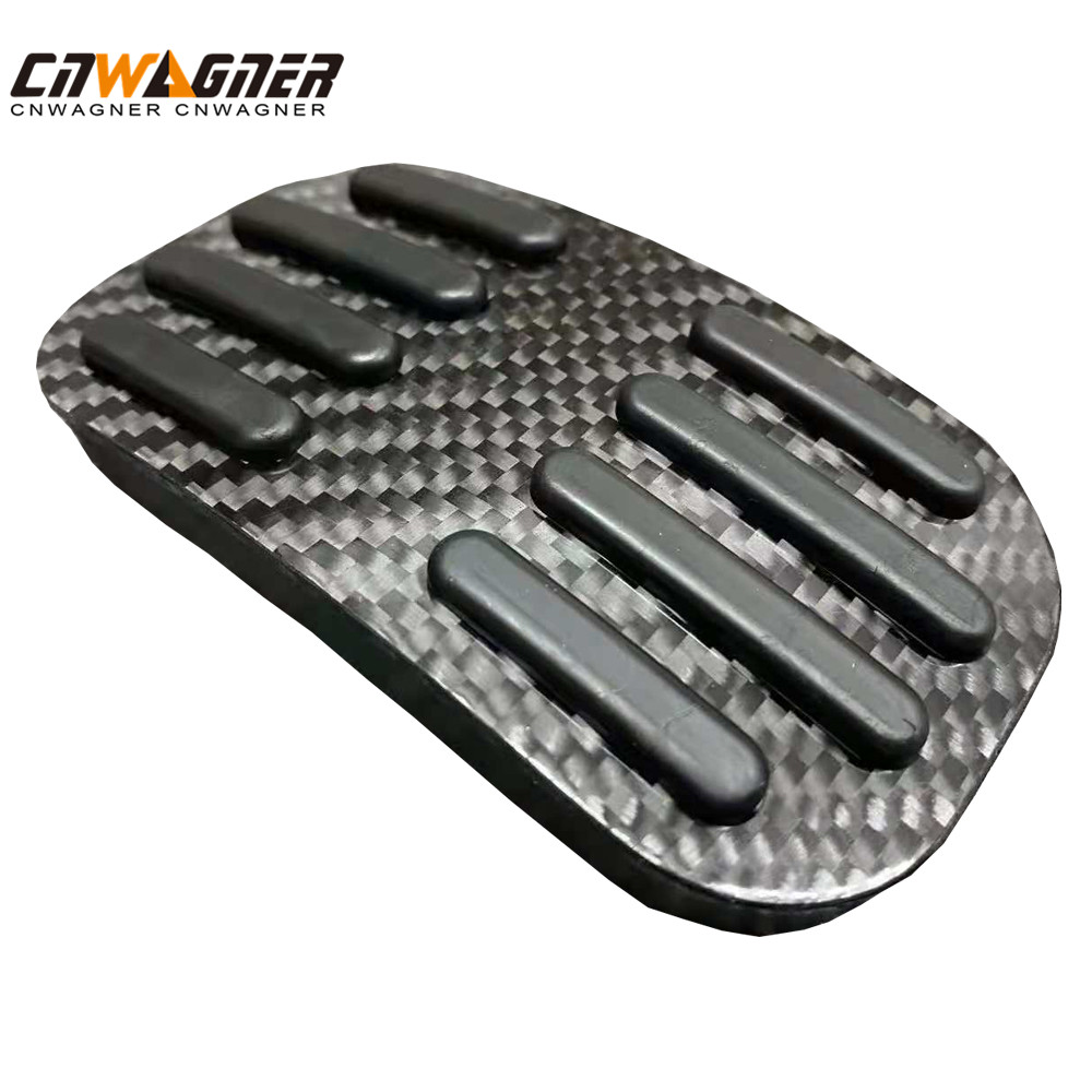 Almohadillas de pedal de freno y embrague de coche de fibra de carbono CNWAGNER para Toyota CHR Yize